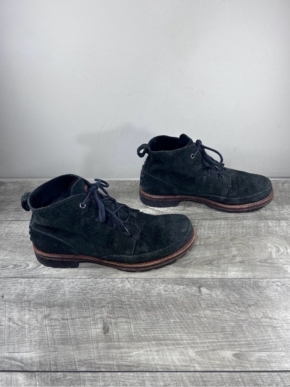 Sorel NM1930 King Stacked Chukka Lace Up Leather Men’s Lug Sole Boots Size 9.5